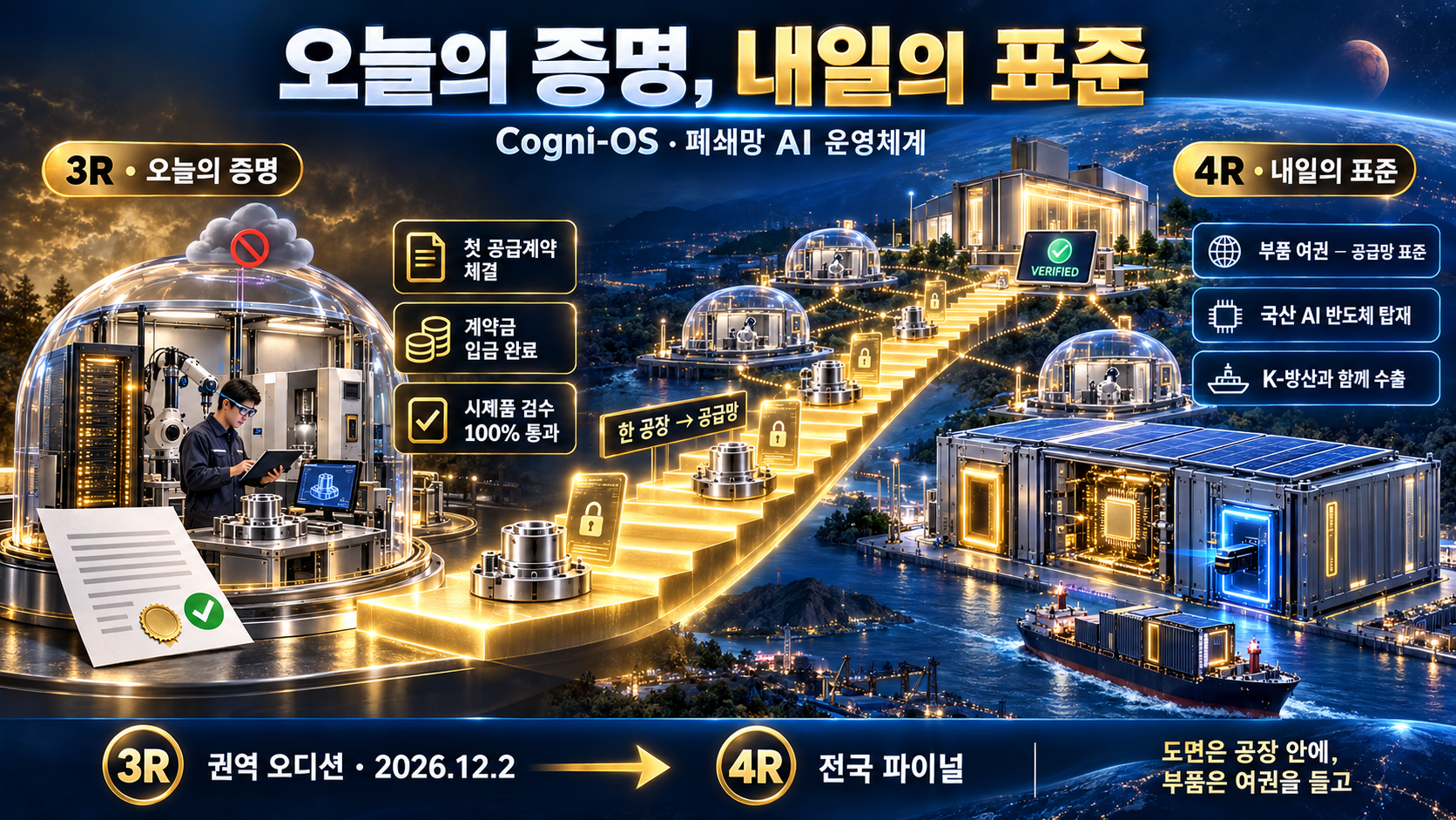 ⑥ 한 공장에서 내일의 공급망으로
